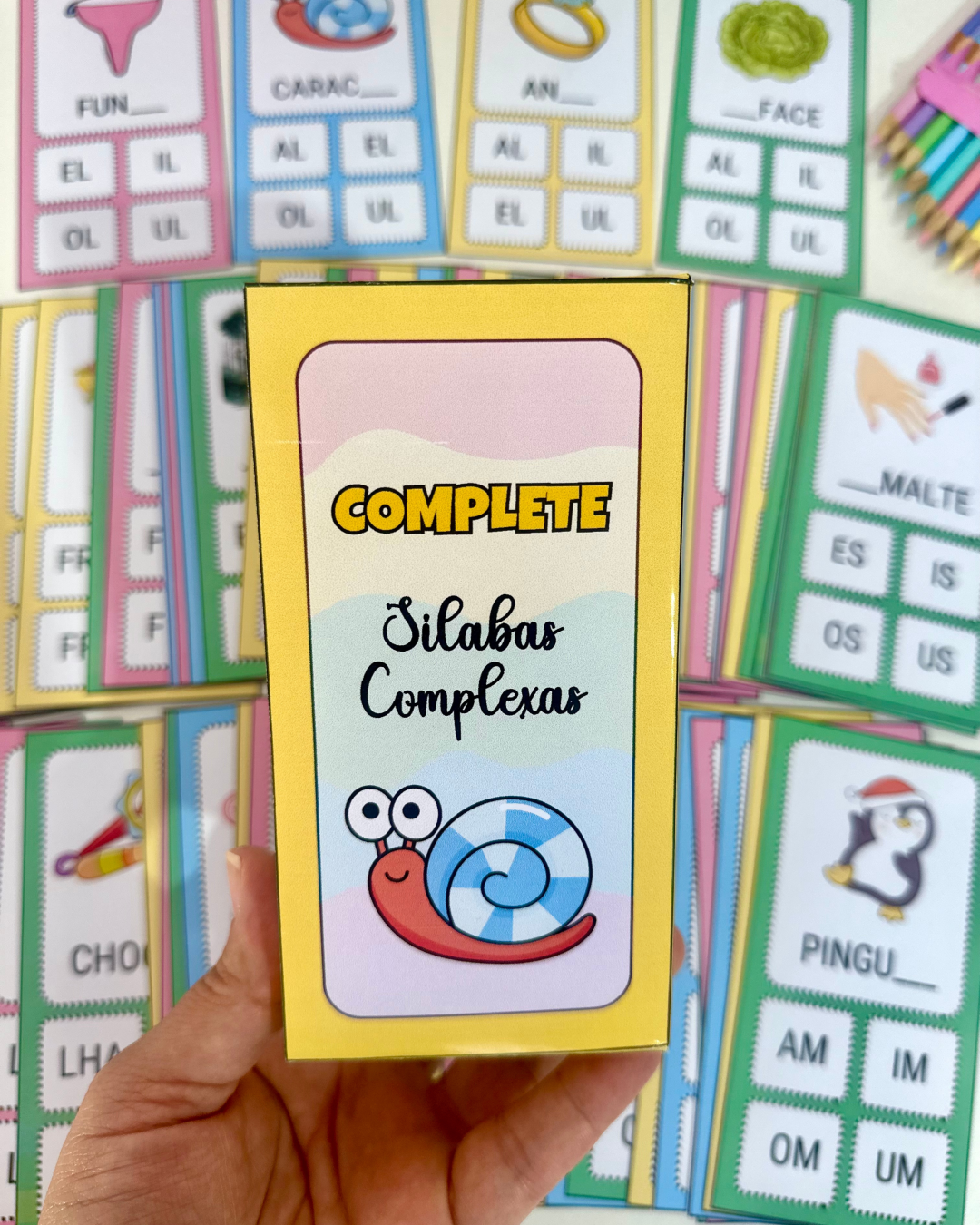 Complete com Sílabas Complexas