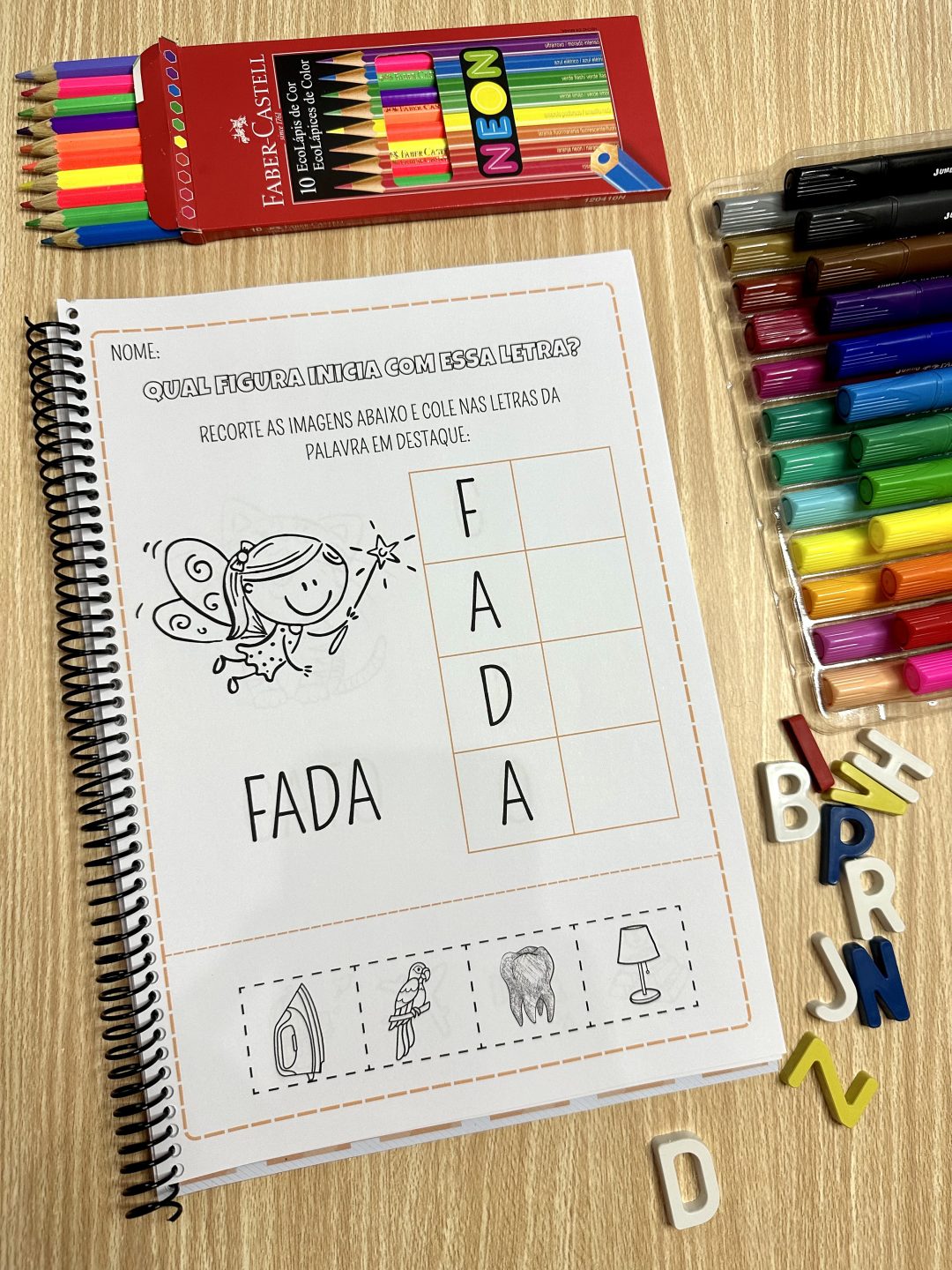 Apostila Atividades Letra Inicial - Image 13