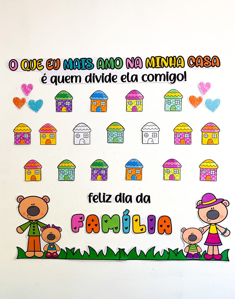 Painel Dia Nacional da Família – Atividades Pedagógicas Criativas para ...