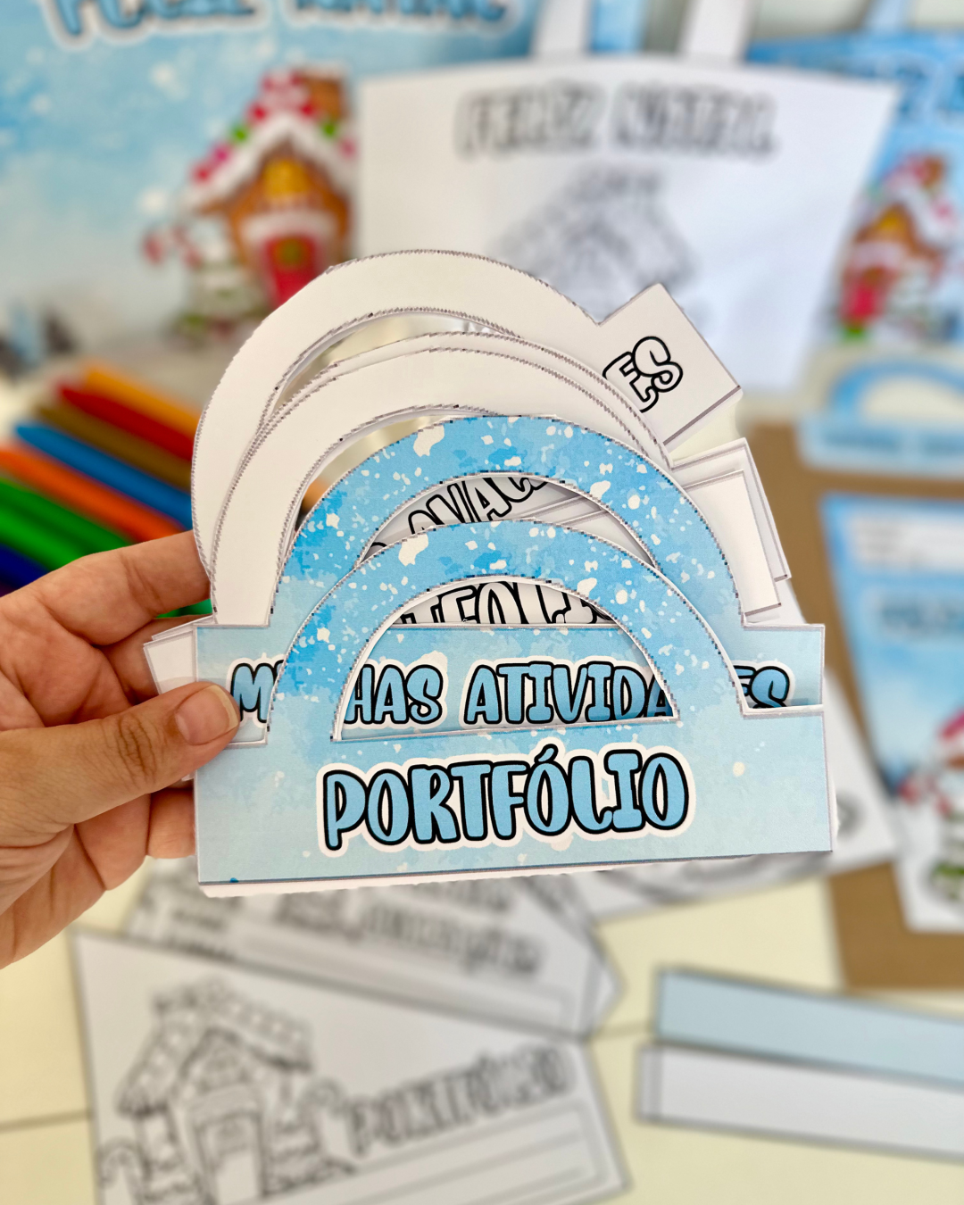 Kit Capas - Tema Casinha de Natal - Image 11