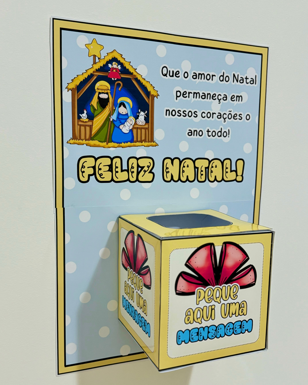 Cartaz Mensagem de Natal