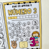 Cartaz Numerais de 1 a 10