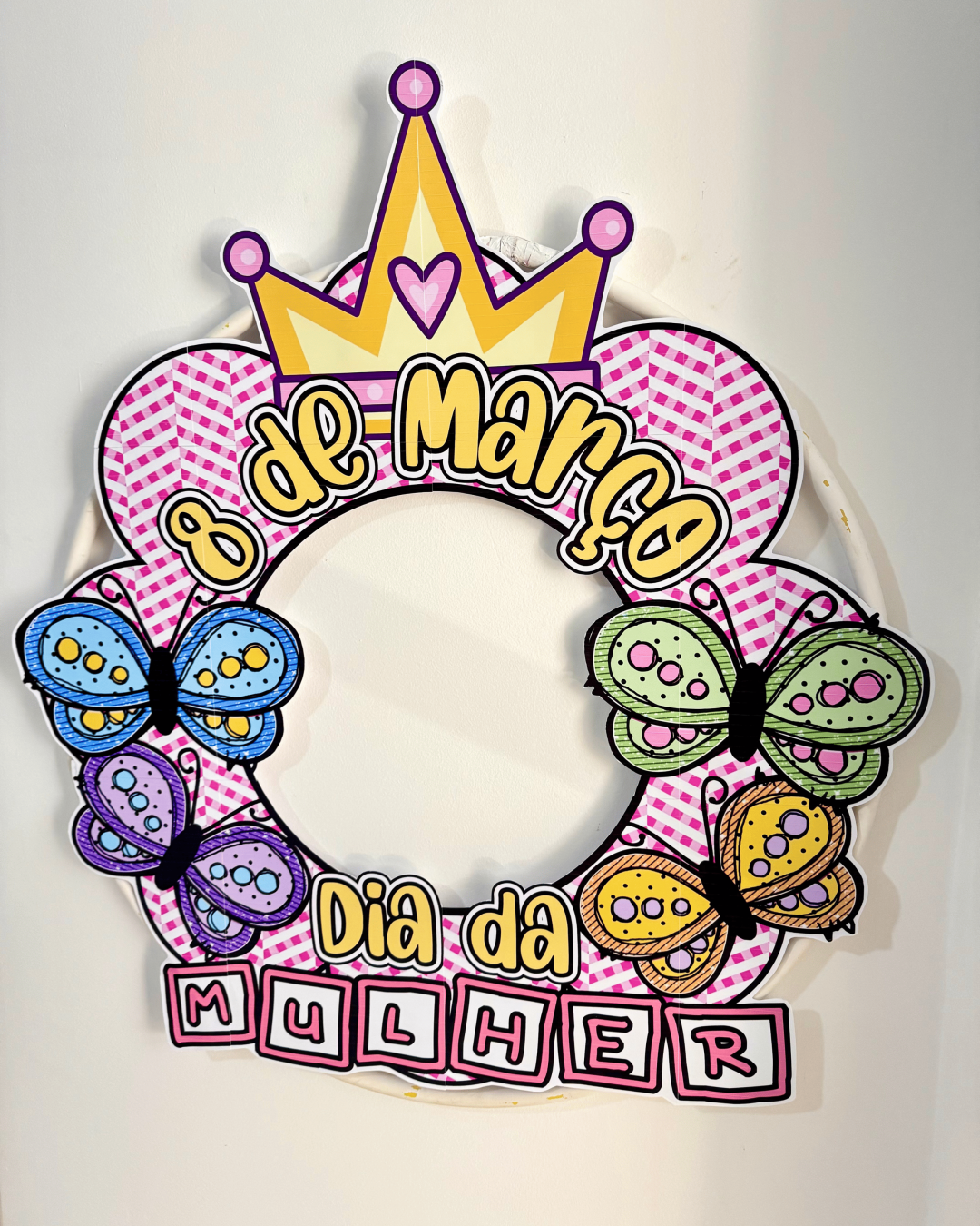 Decoração Bambolê Dia da Mulher - Image 3