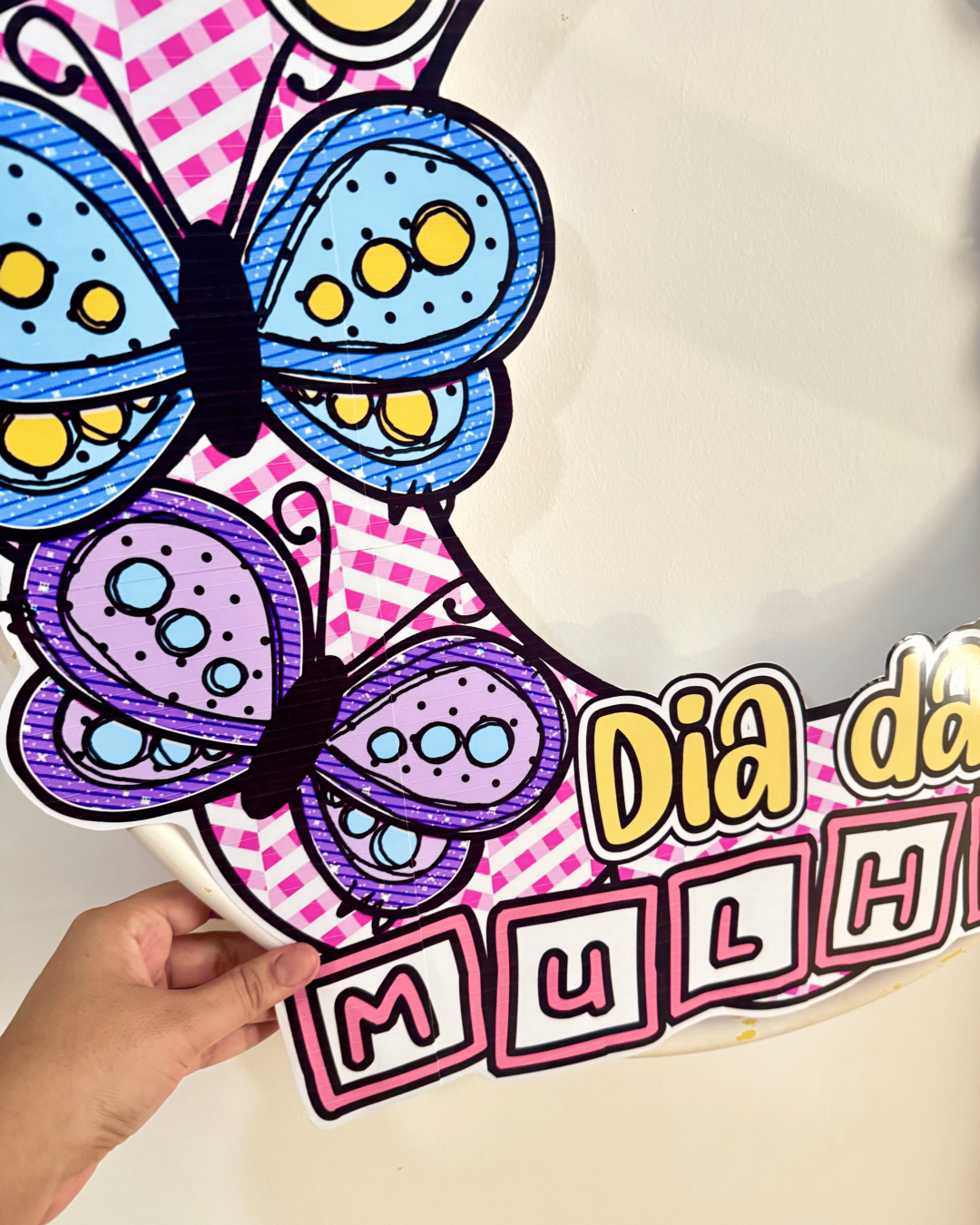 Decoração Bambolê Dia da Mulher - Image 4