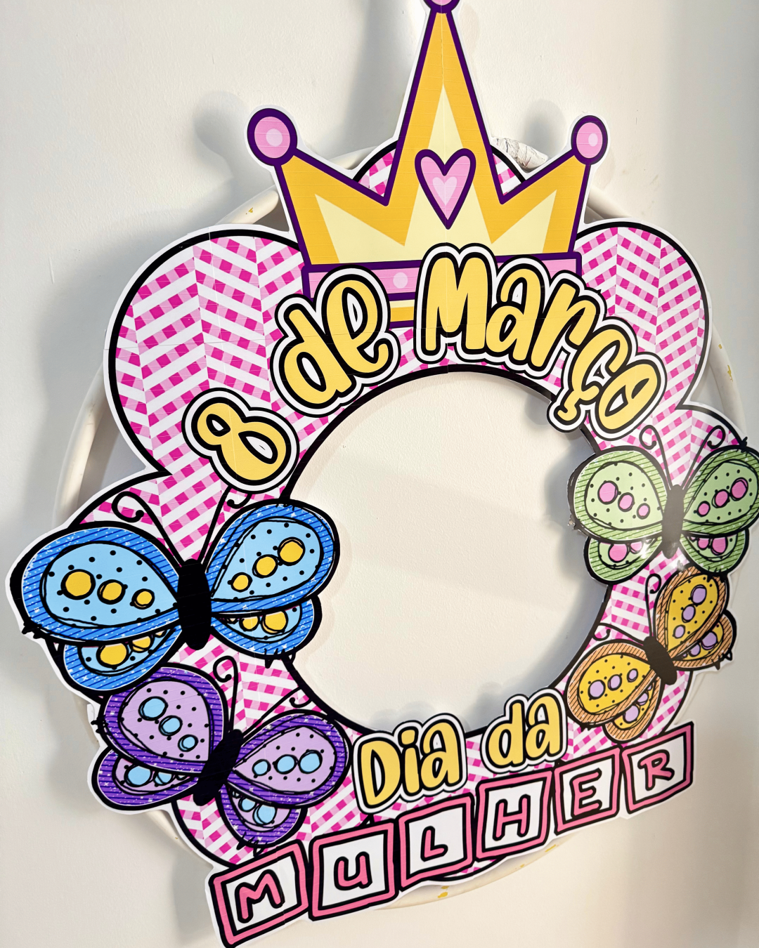 Decoração Bambolê Dia da Mulher - Image 5