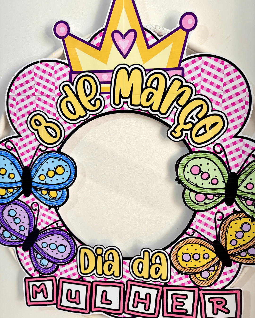 Decoração Bambolê Dia da Mulher - Image 7