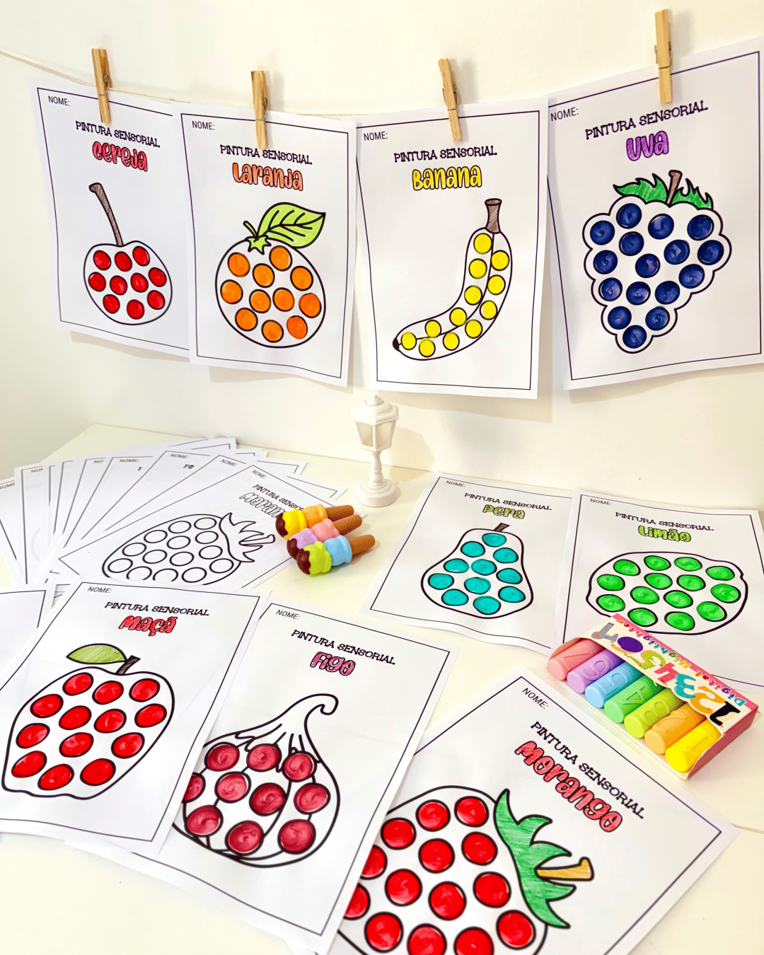 Pintura Sensorial Frutas - Image 8