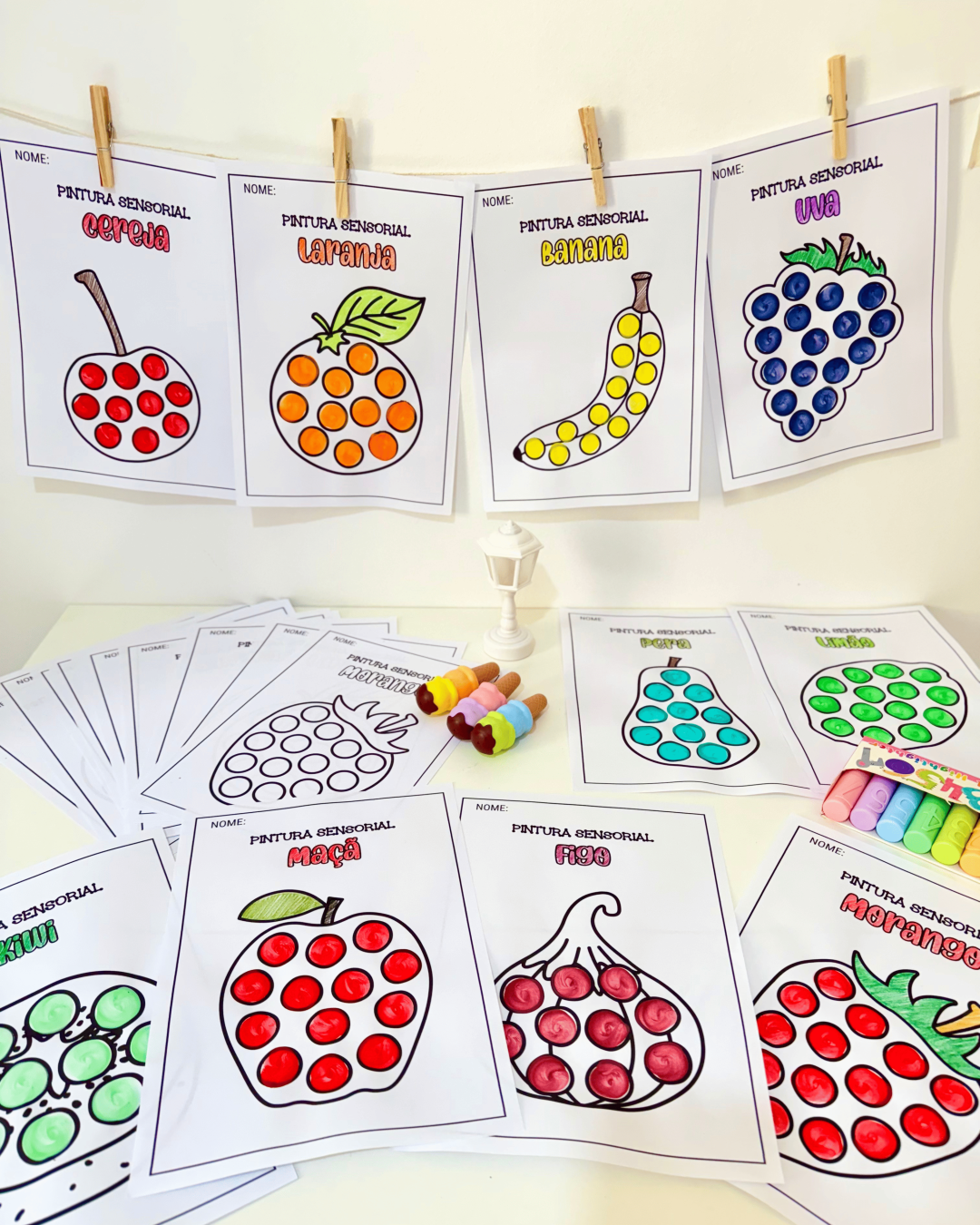 Pintura Sensorial Frutas - Image 2