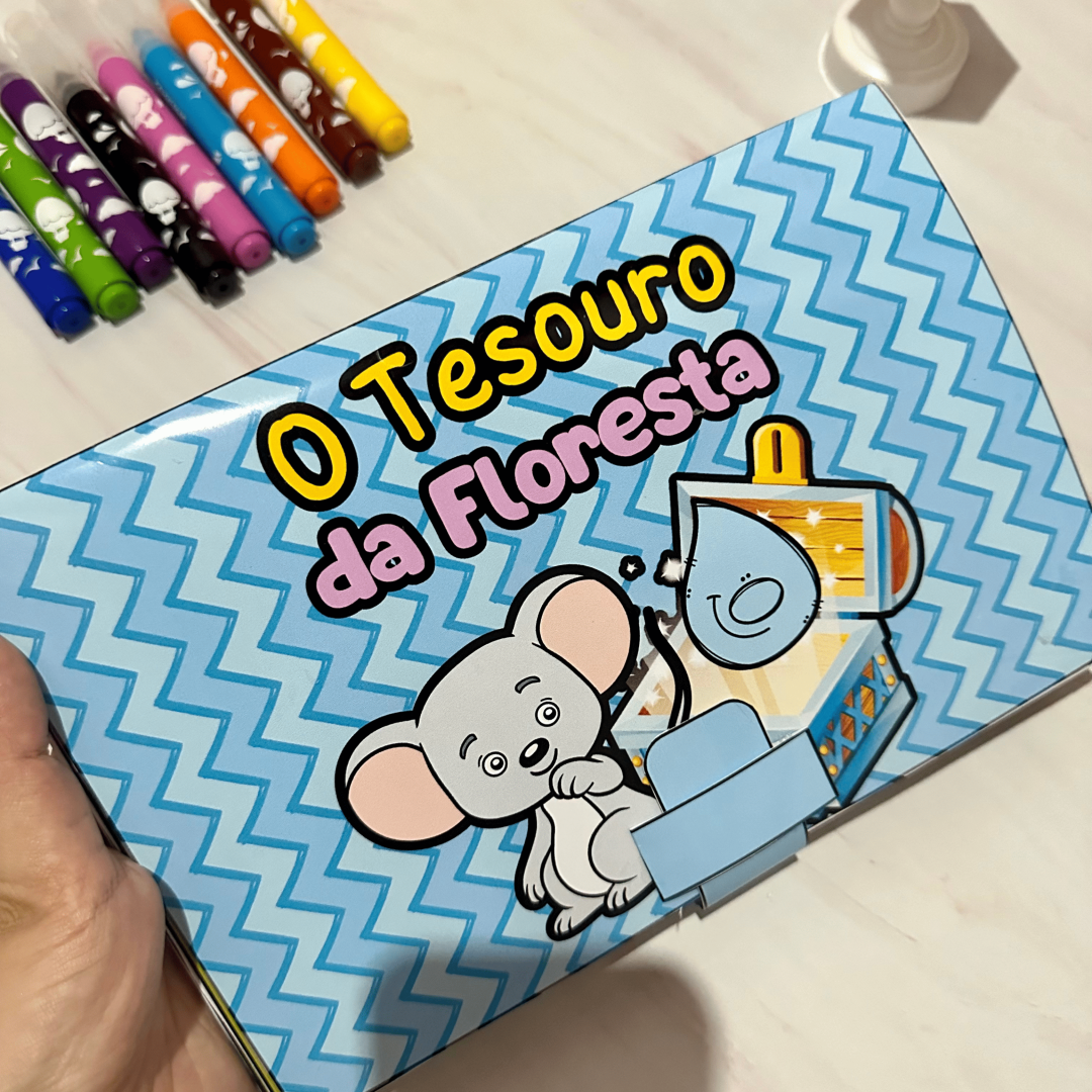 Livro 3D O Tesouro na Floresta