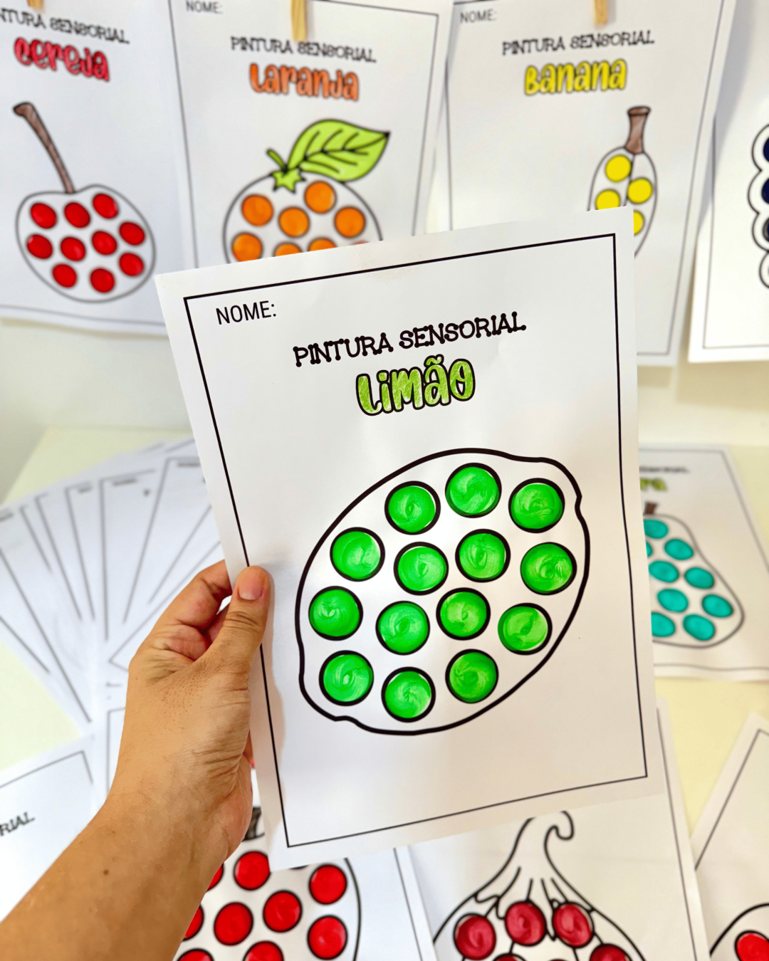 Pintura Sensorial Frutas - Image 3