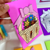 Cartão 3D Cesta com Flores Dia das Mães - Image 8