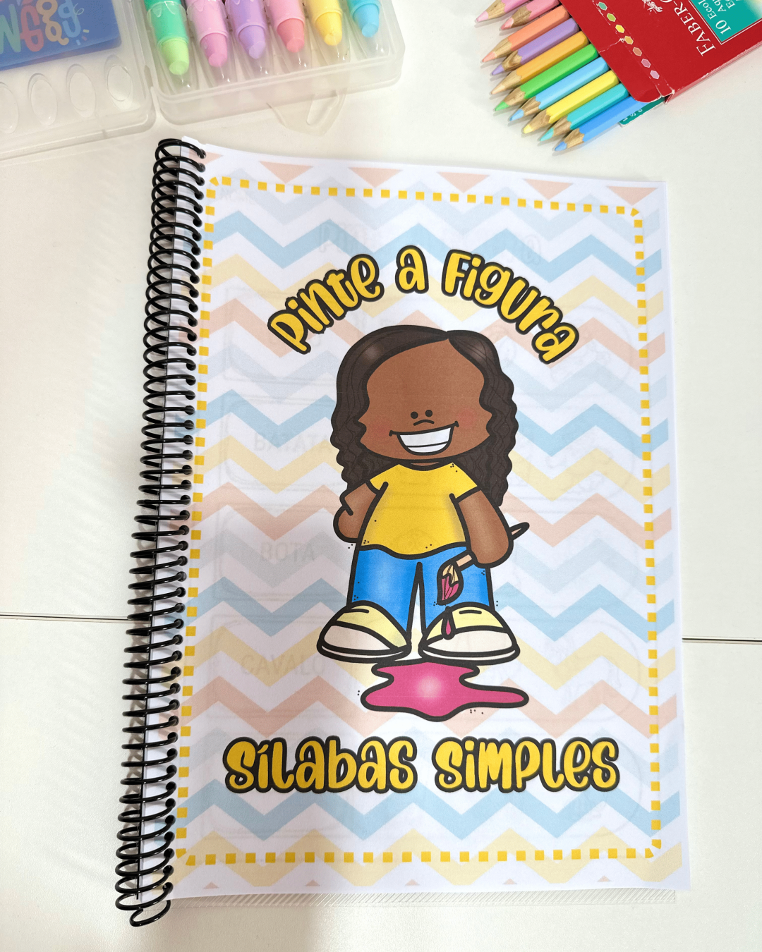 Apostila Pinte a Figura - Sílabas Simples - Imagem 2