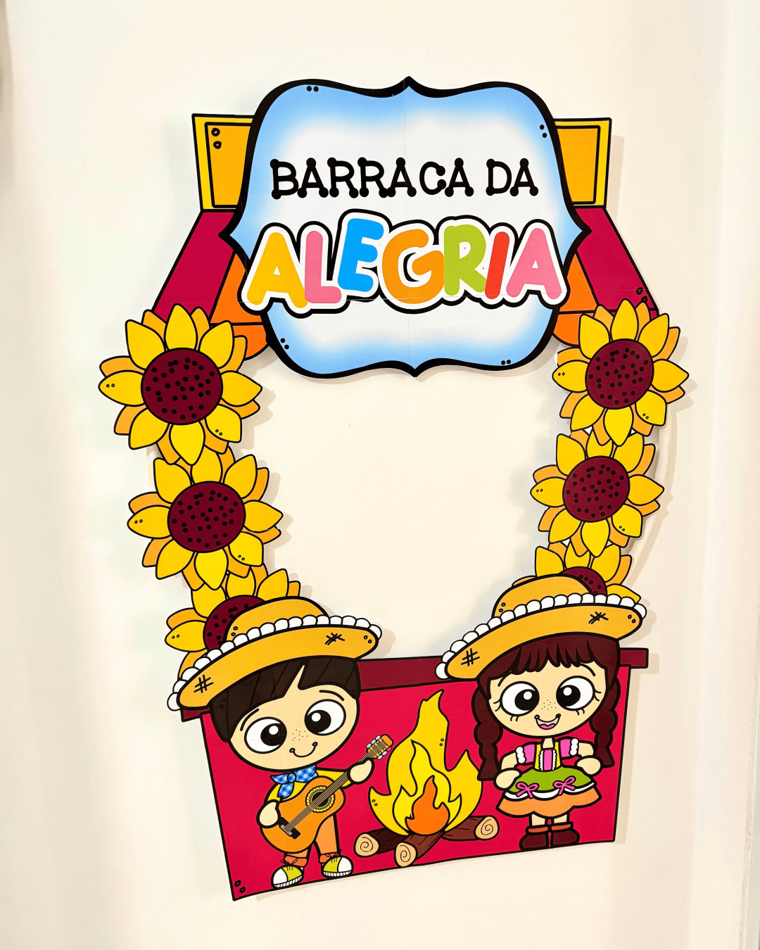 Moldura Foto Festa Junina Barraca da Alegria