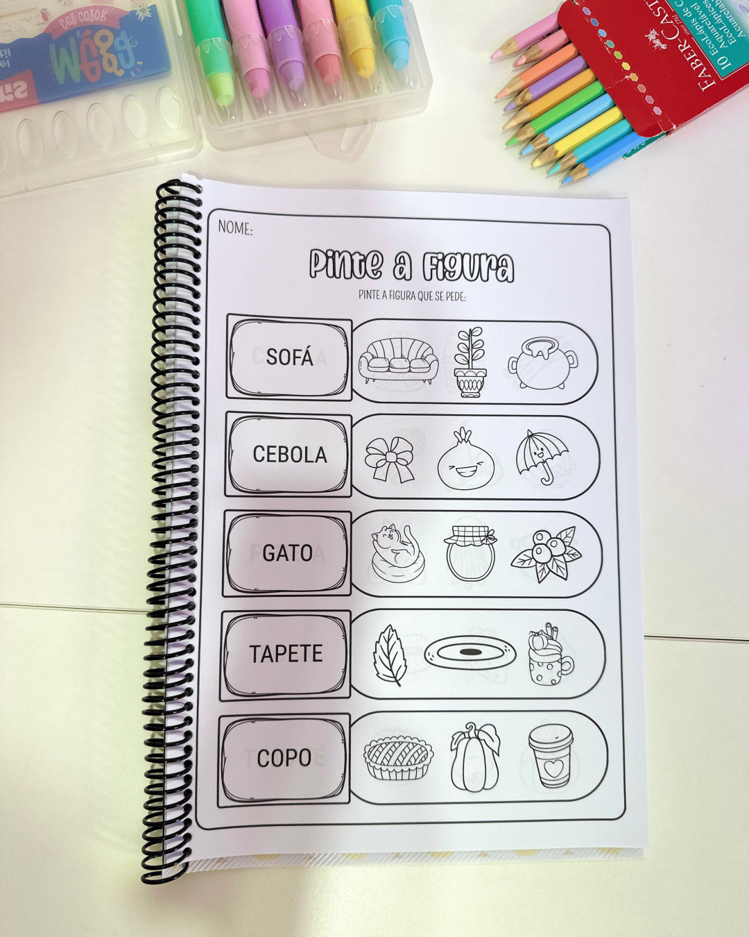 Apostila Pinte a Figura - Sílabas Simples - Imagem 11