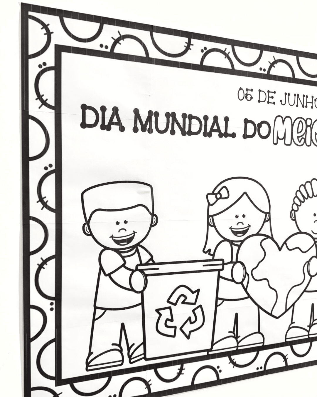 Cartaz Para Colorir - Dia Mundial do Meio Ambiente - Image 12