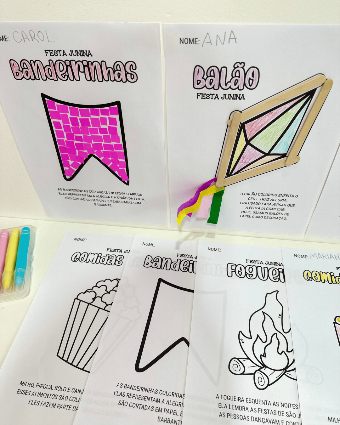 Atividades Artes Festa Junina - Imagem 13
