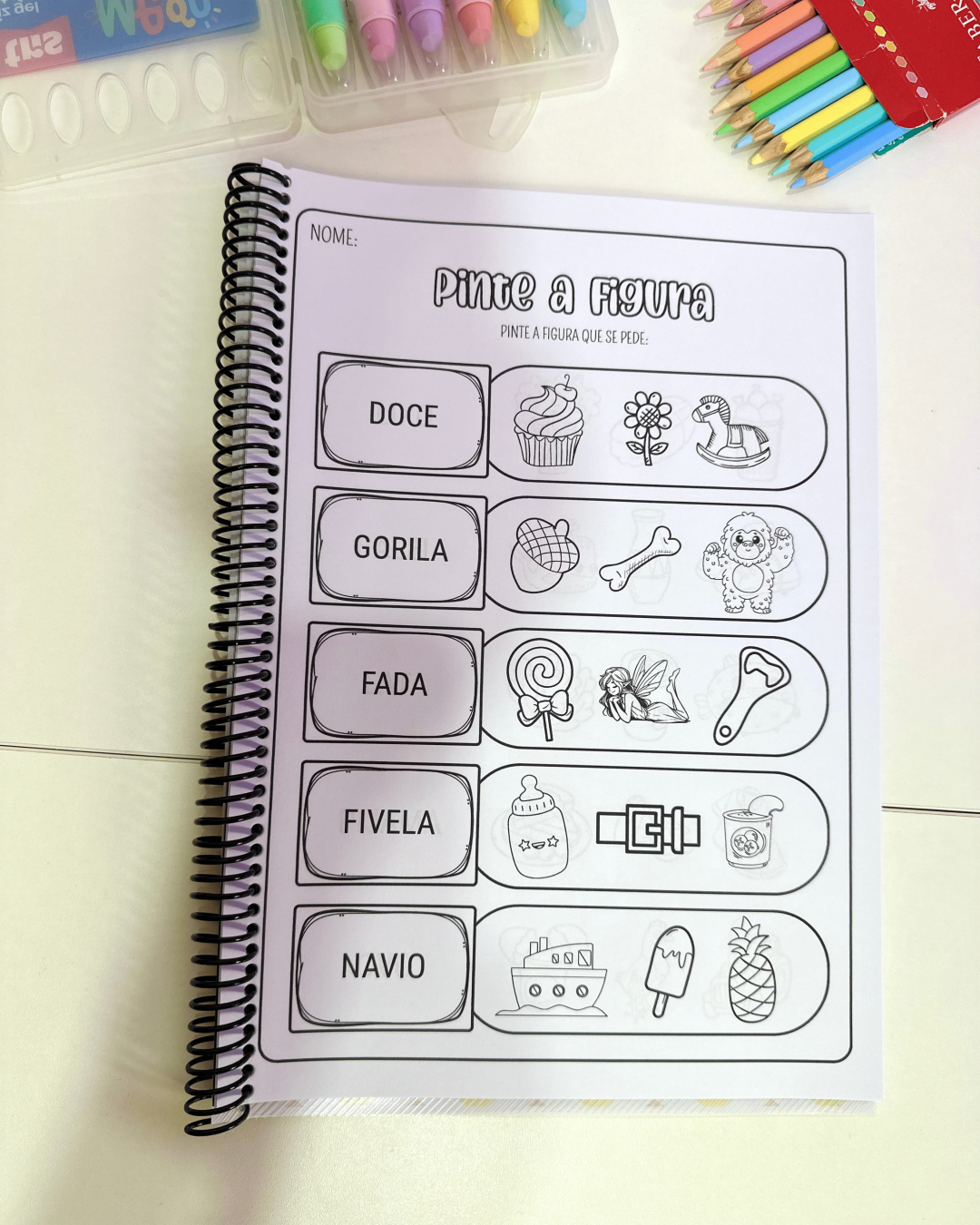 Apostila Pinte a Figura - Sílabas Simples - Imagem 12