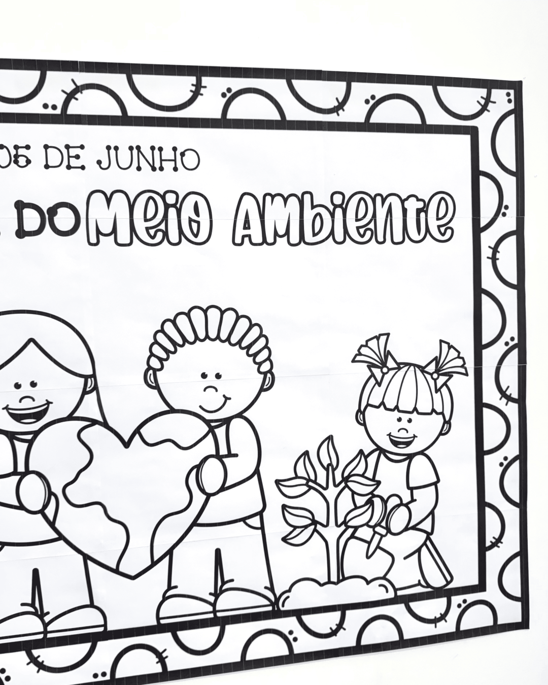 Cartaz Para Colorir - Dia Mundial do Meio Ambiente - Image 13