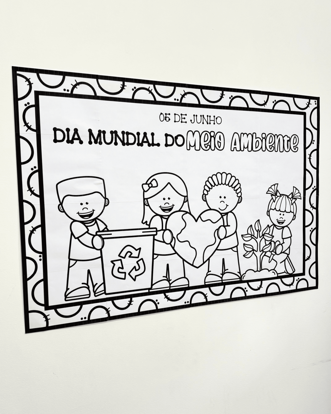 Cartaz Para Colorir - Dia Mundial do Meio Ambiente - Image 14