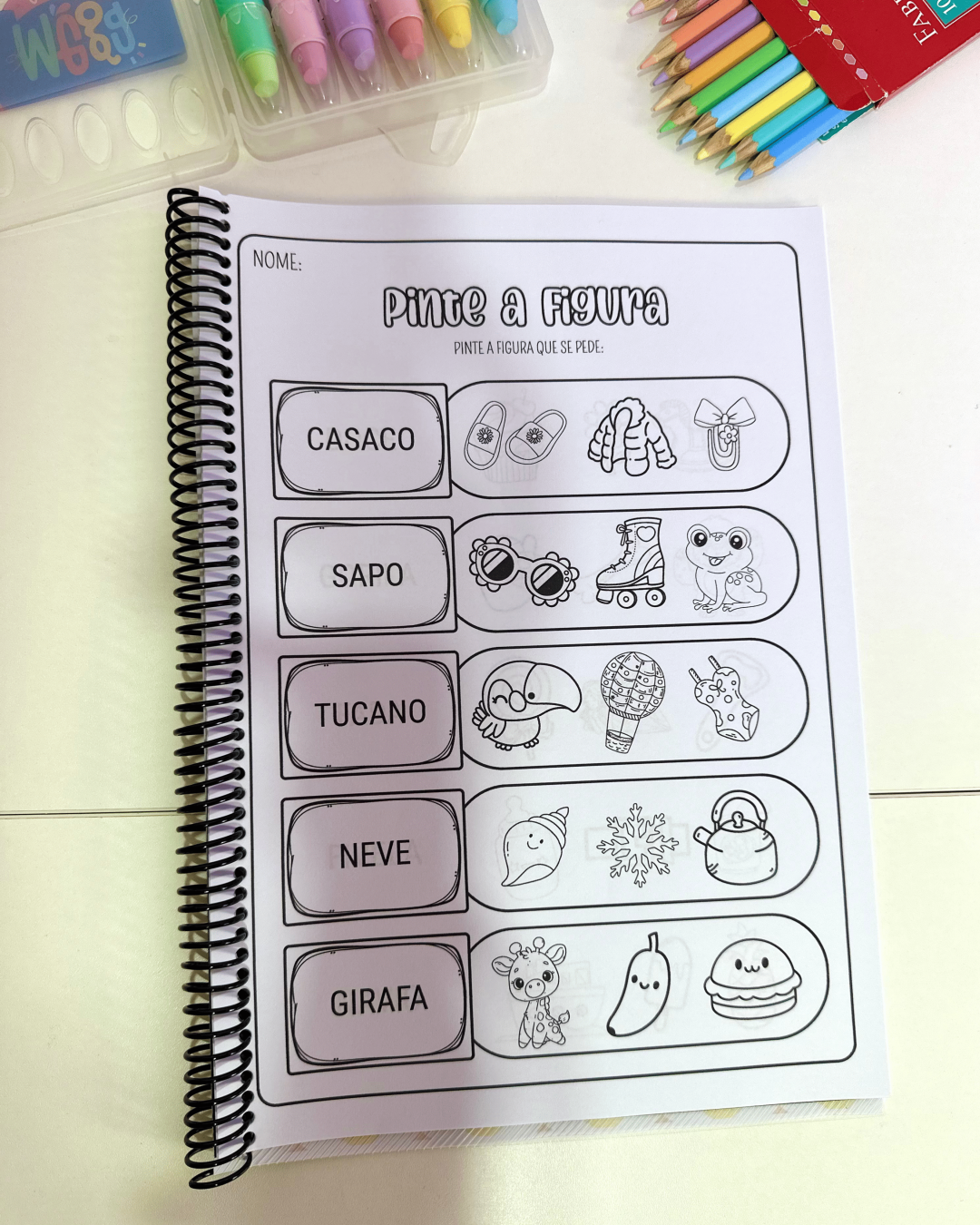 Apostila Pinte a Figura - Sílabas Simples - Imagem 14