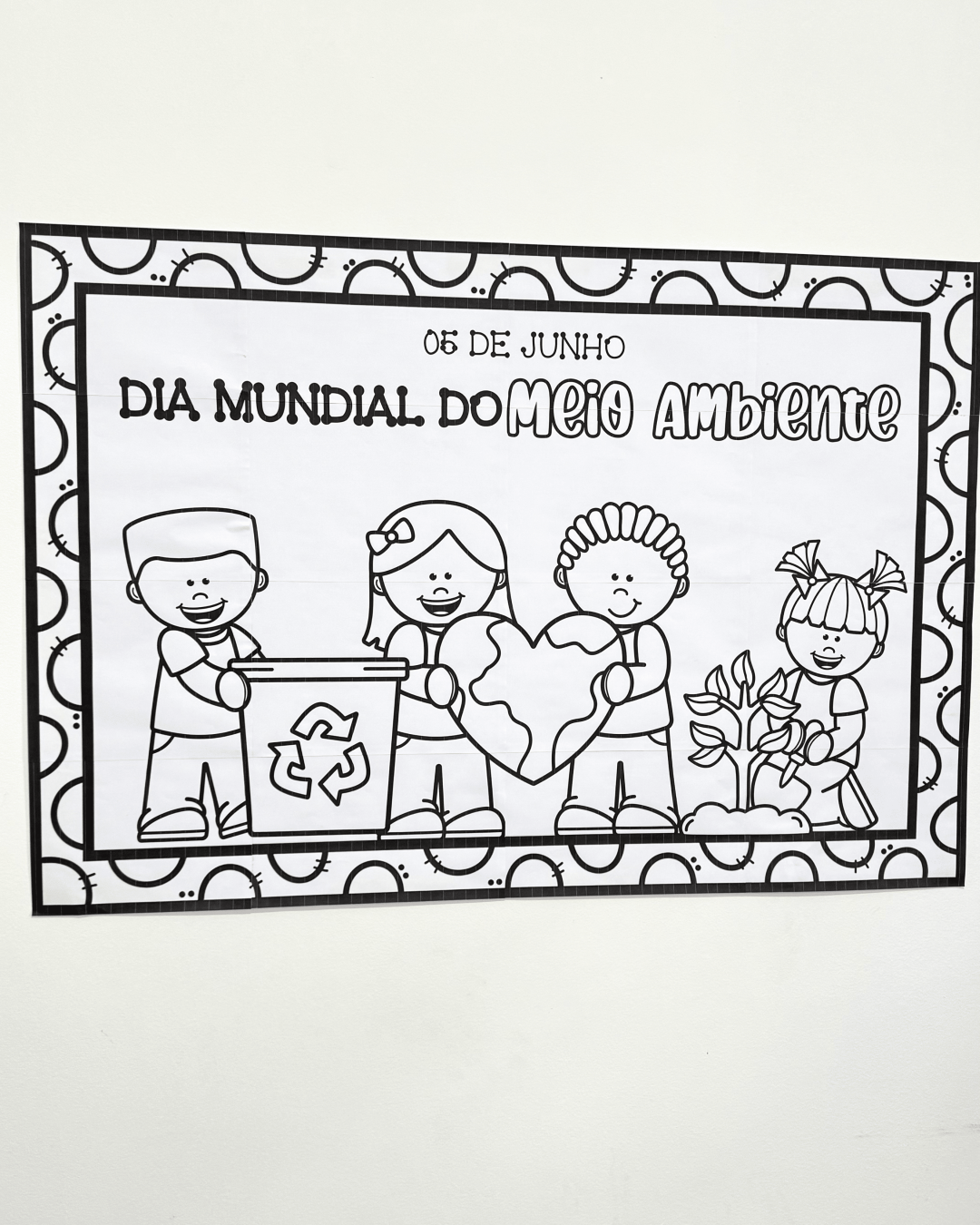 Cartaz Para Colorir - Dia Mundial do Meio Ambiente - Image 3