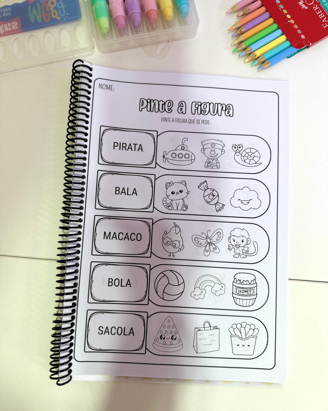 Apostila Pinte a Figura - Sílabas Simples - Imagem 16