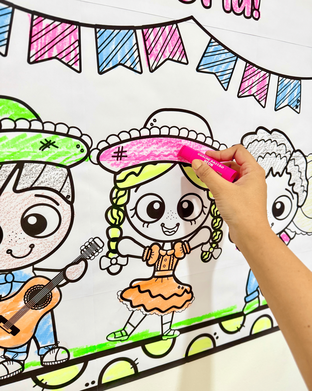 Painel de Colorir - Festa Junina - Image 7