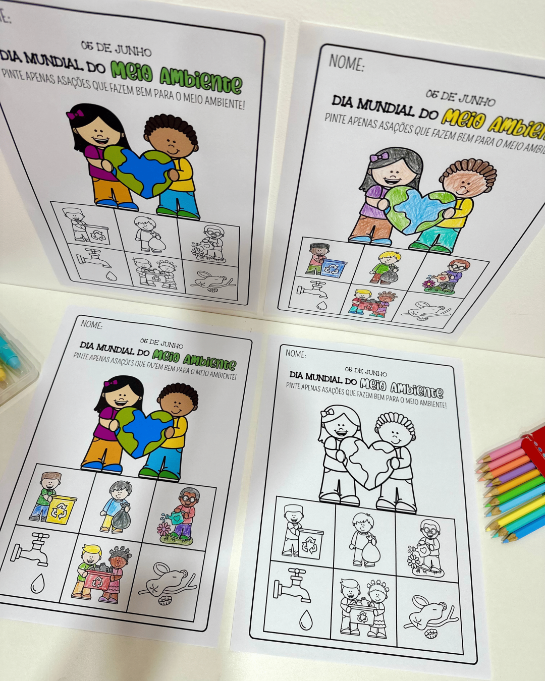 Atividade Pinte Corretamente - Meio Ambiente - Image 6