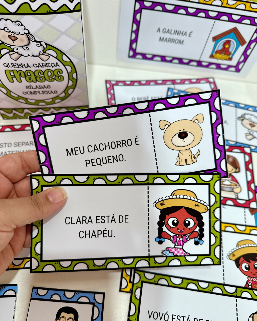 Quebra-Cabeça Frases - Sílabas Complexas - Image 2