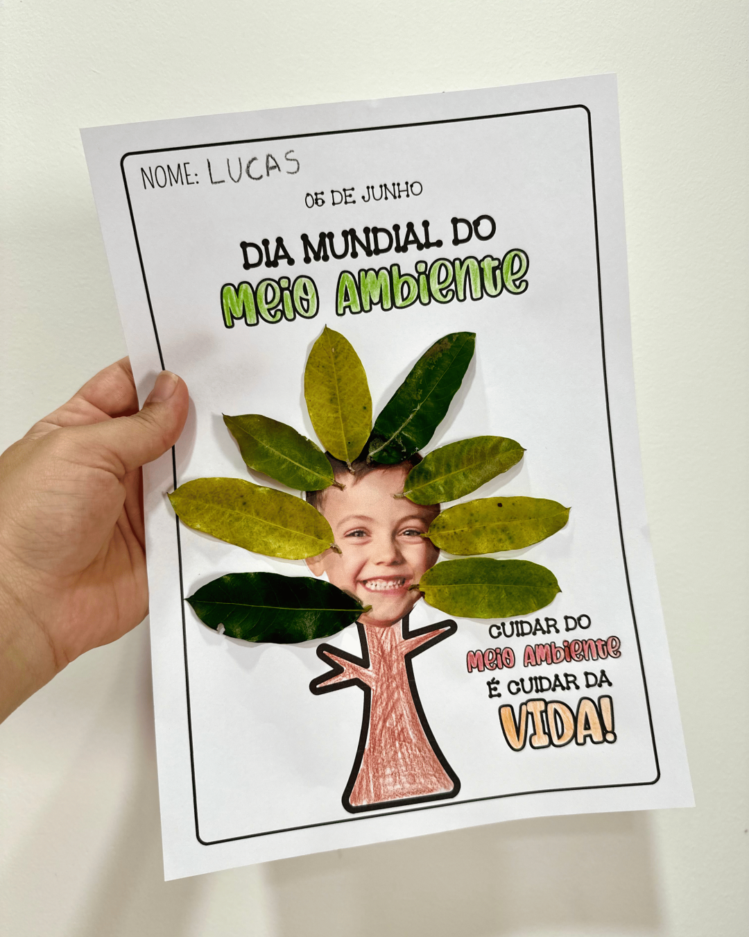 Atividade Folhas - Dia Mundial do Meio Ambiente