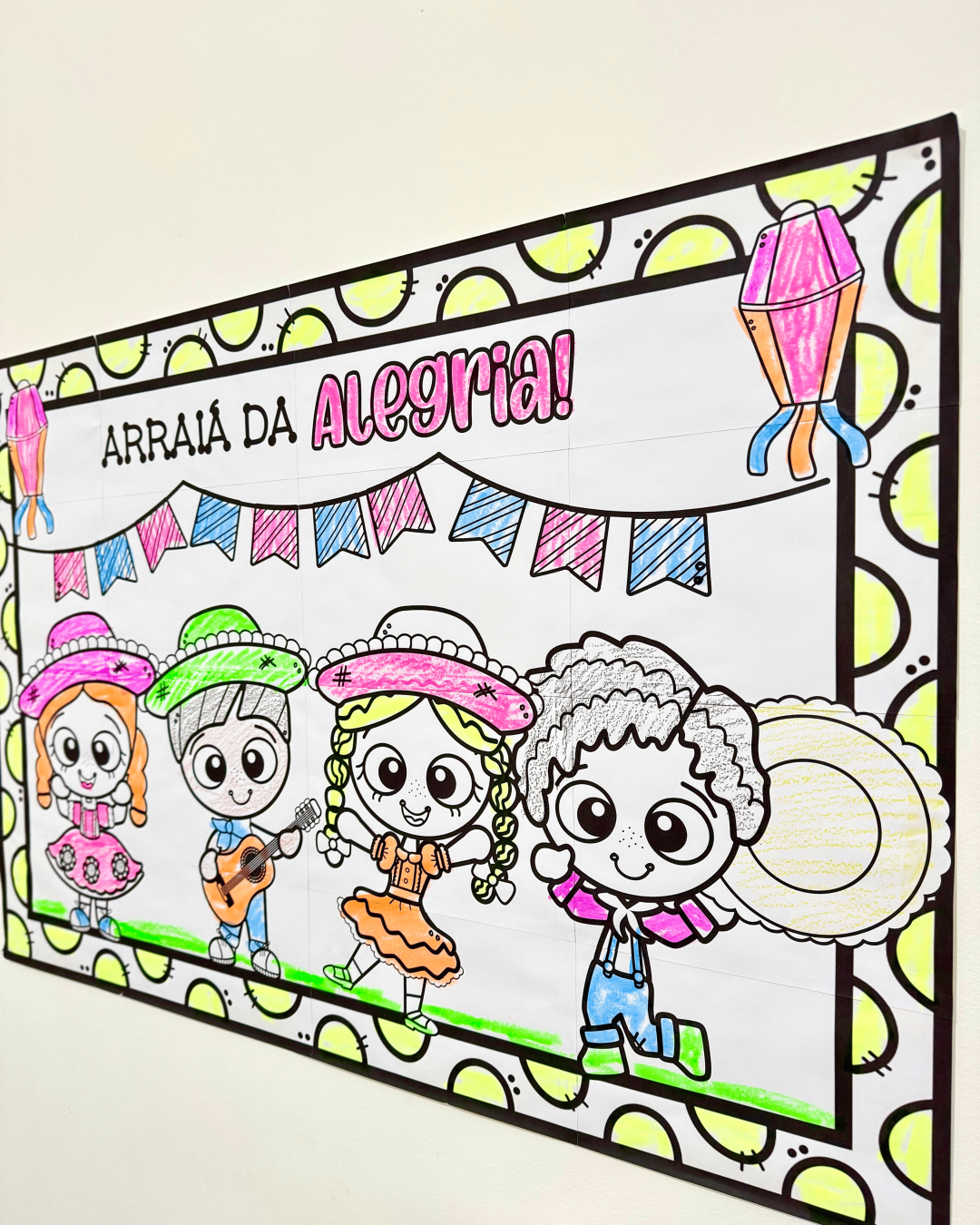 Painel de Colorir - Festa Junina - Image 8