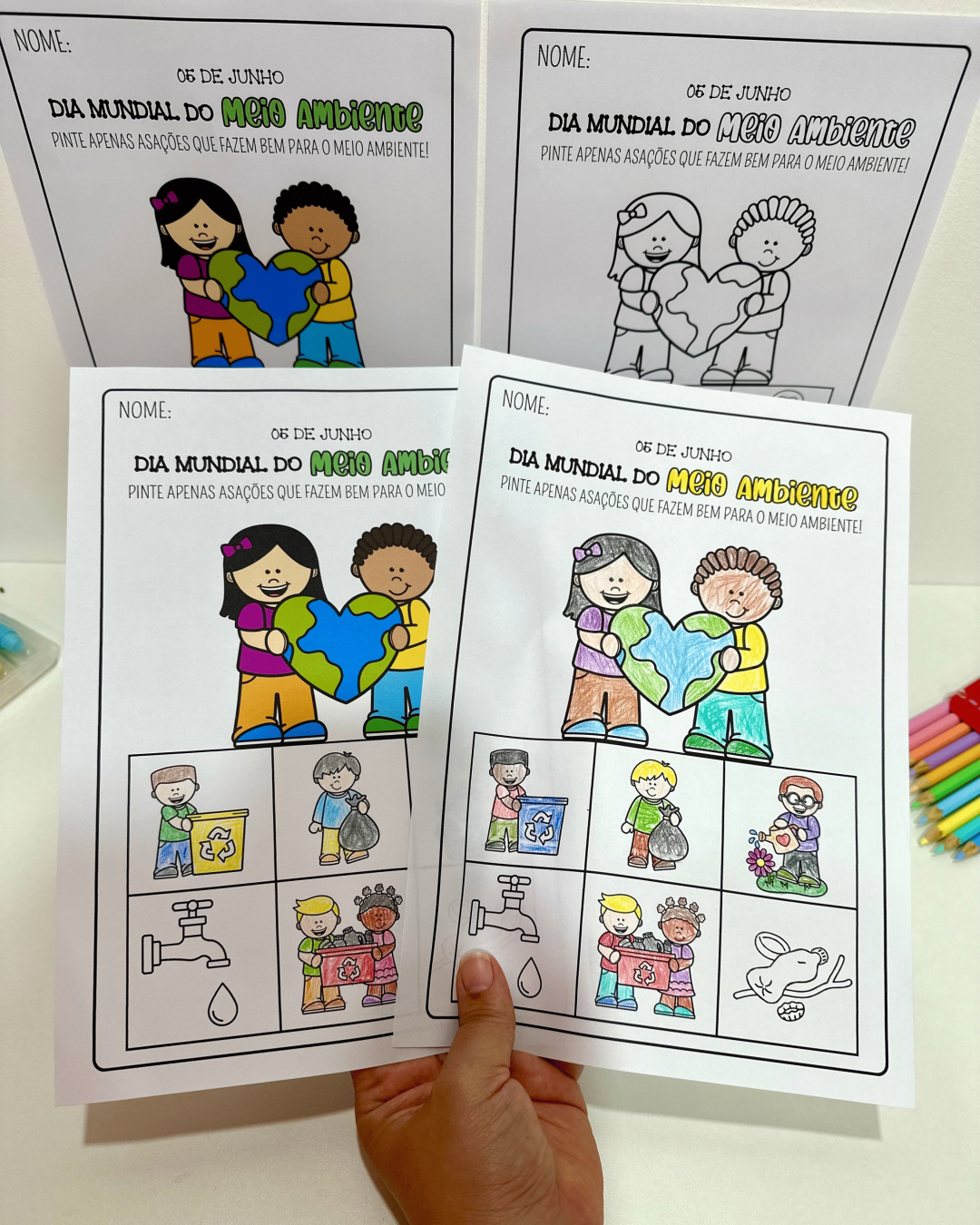 Atividade Pinte Corretamente - Meio Ambiente - Image 3