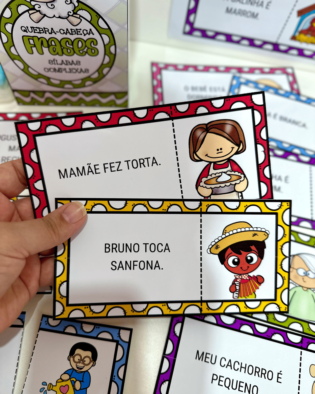 Quebra-Cabeça Frases - Sílabas Complexas - Image 6
