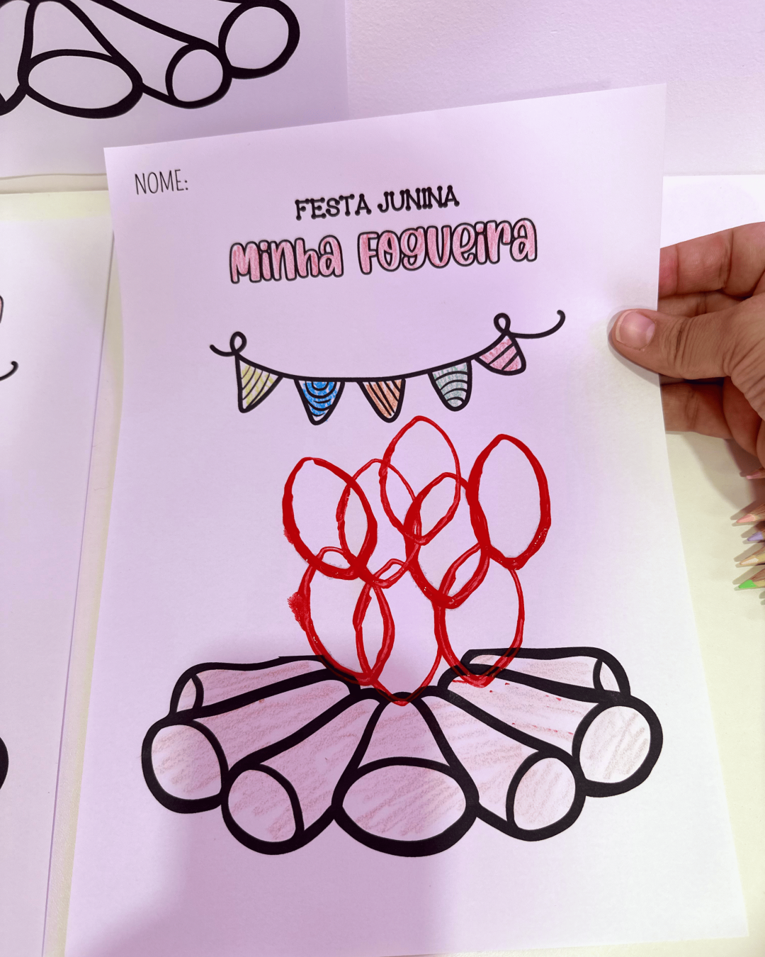 Atividade Fogueira - Festa Junina - Imagem 4