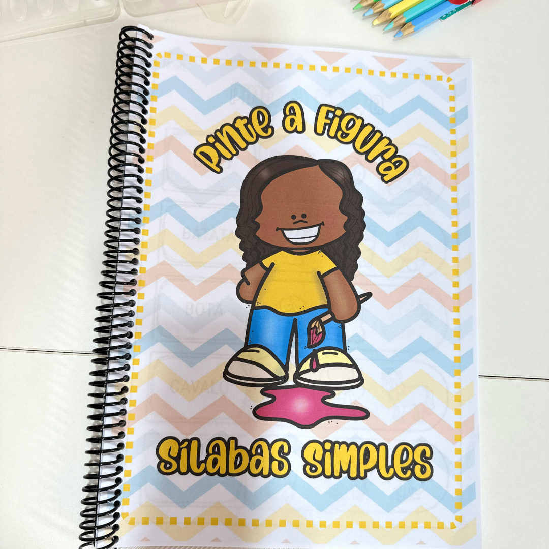 Apostila Pinte a Figura - Sílabas Simples