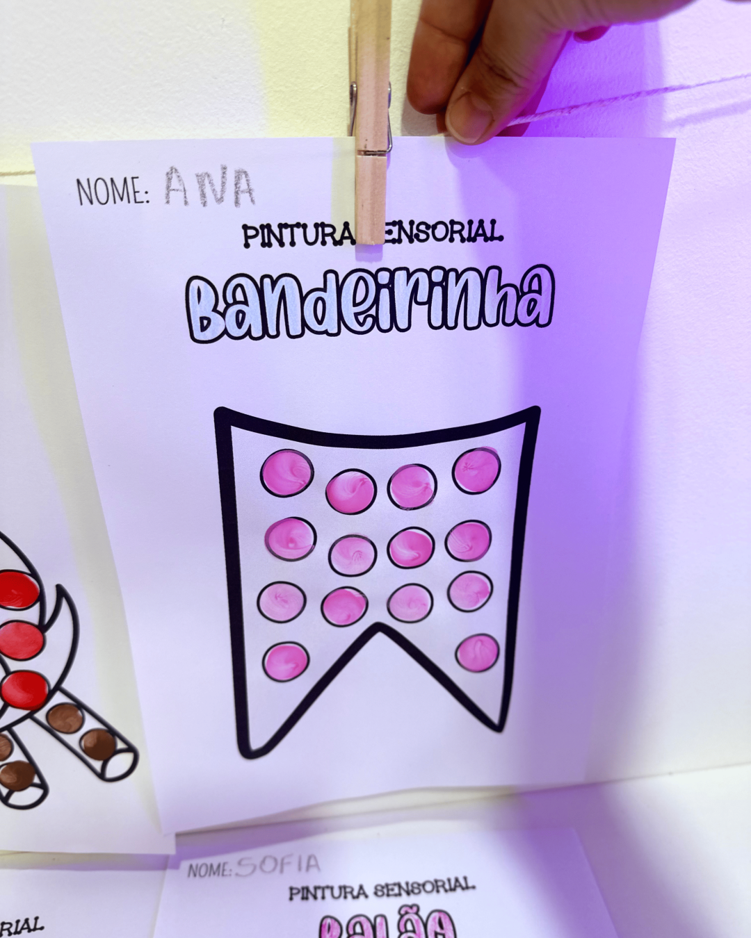 Pintura Sensorial - Festa Junina - Imagem 8