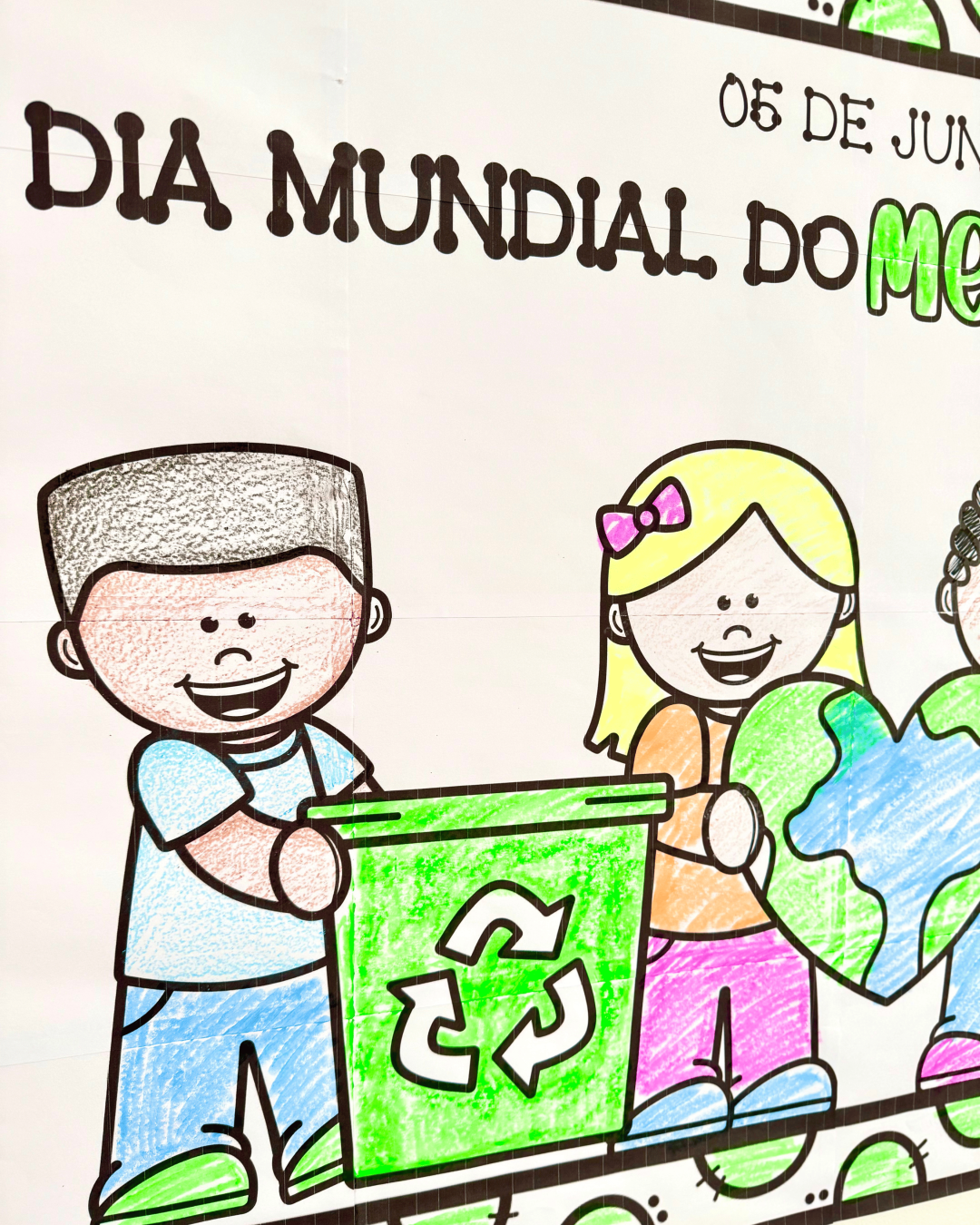 Cartaz Para Colorir - Dia Mundial do Meio Ambiente - Image 7