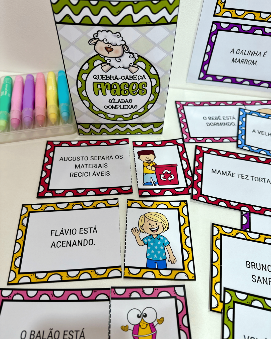 Quebra-Cabeça Frases - Sílabas Complexas - Image 3