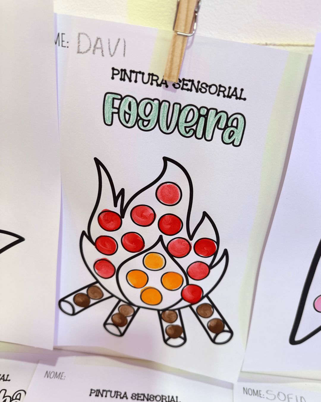 Pintura Sensorial - Festa Junina - Imagem 9