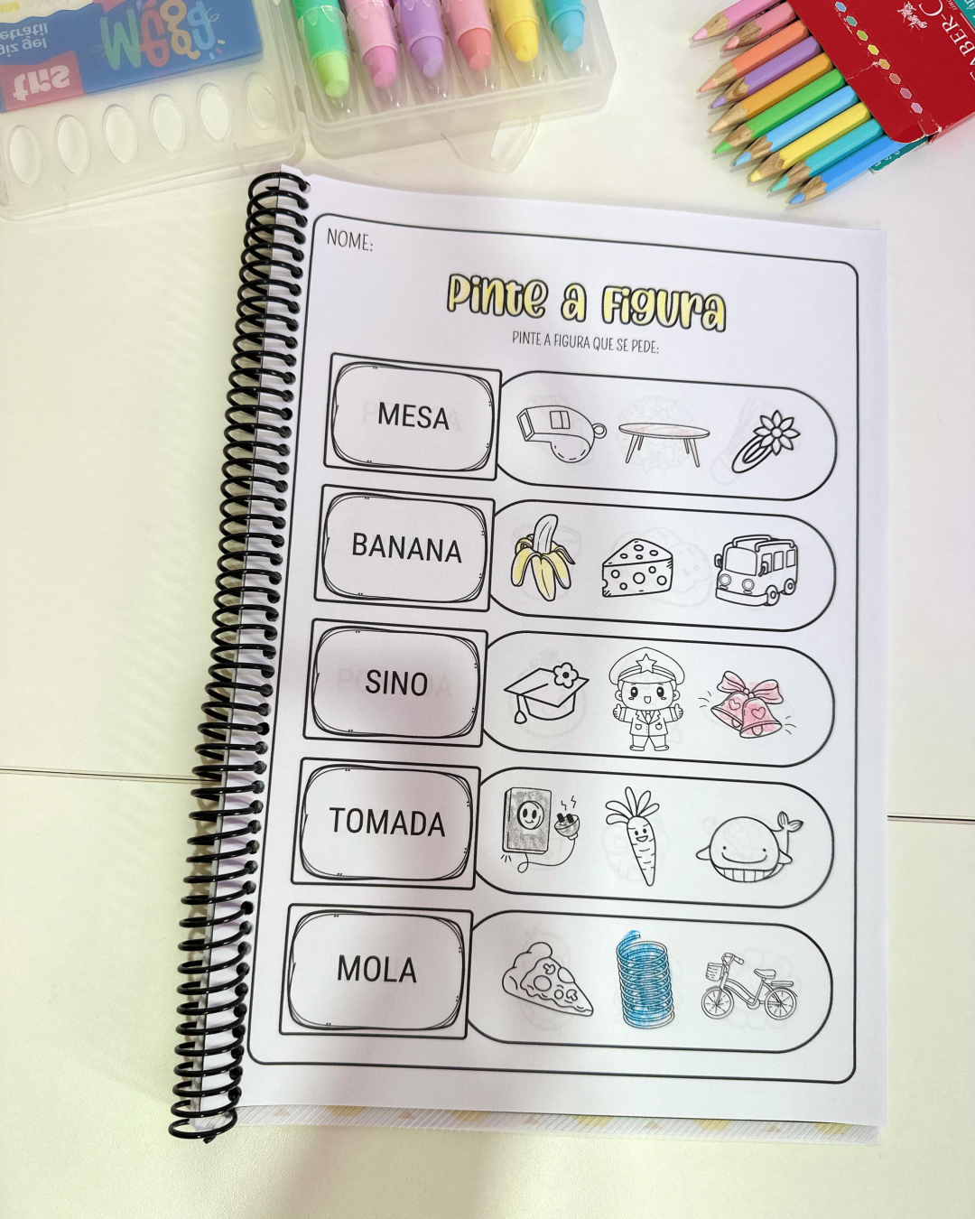 Apostila Pinte a Figura - Sílabas Simples - Imagem 5