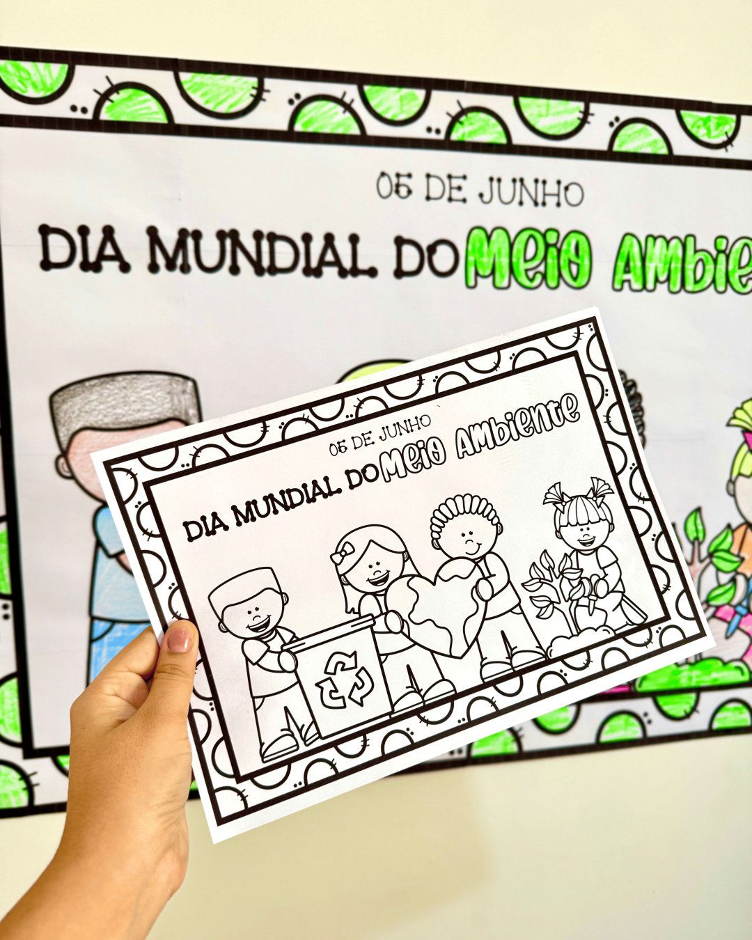 Cartaz Para Colorir - Dia Mundial do Meio Ambiente - Image 8
