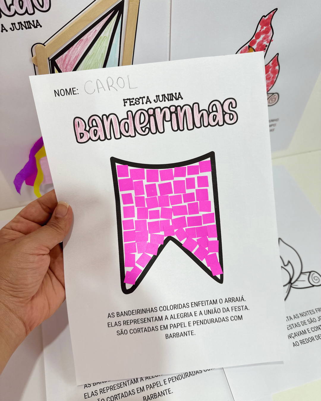 Atividades Artes Festa Junina - Imagem 7