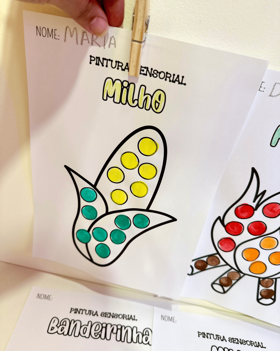 Pintura Sensorial - Festa Junina - Imagem 10