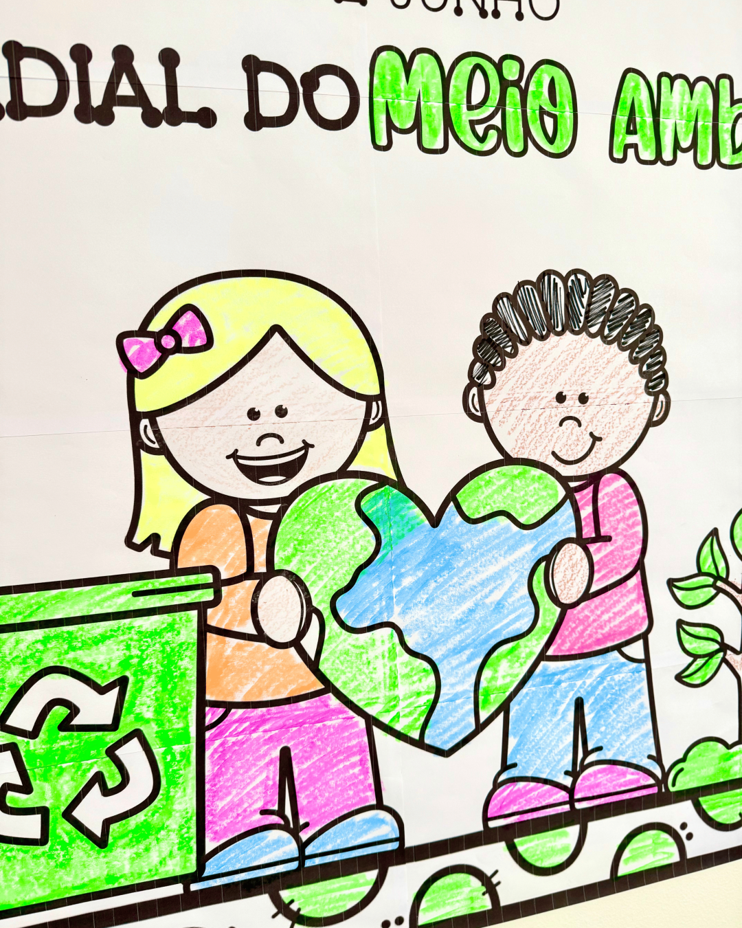 Cartaz Para Colorir - Dia Mundial do Meio Ambiente - Image 9