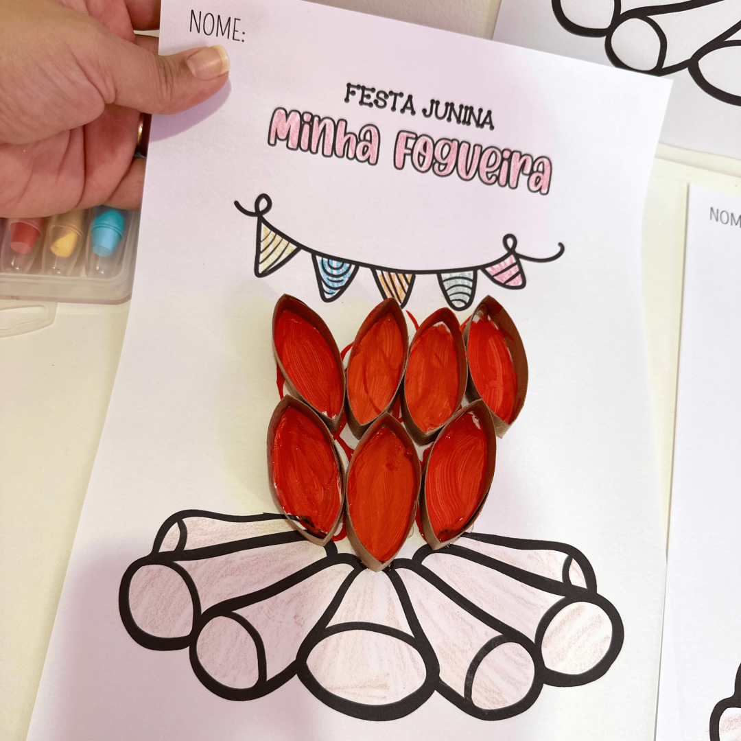 Atividade Fogueira - Festa Junina