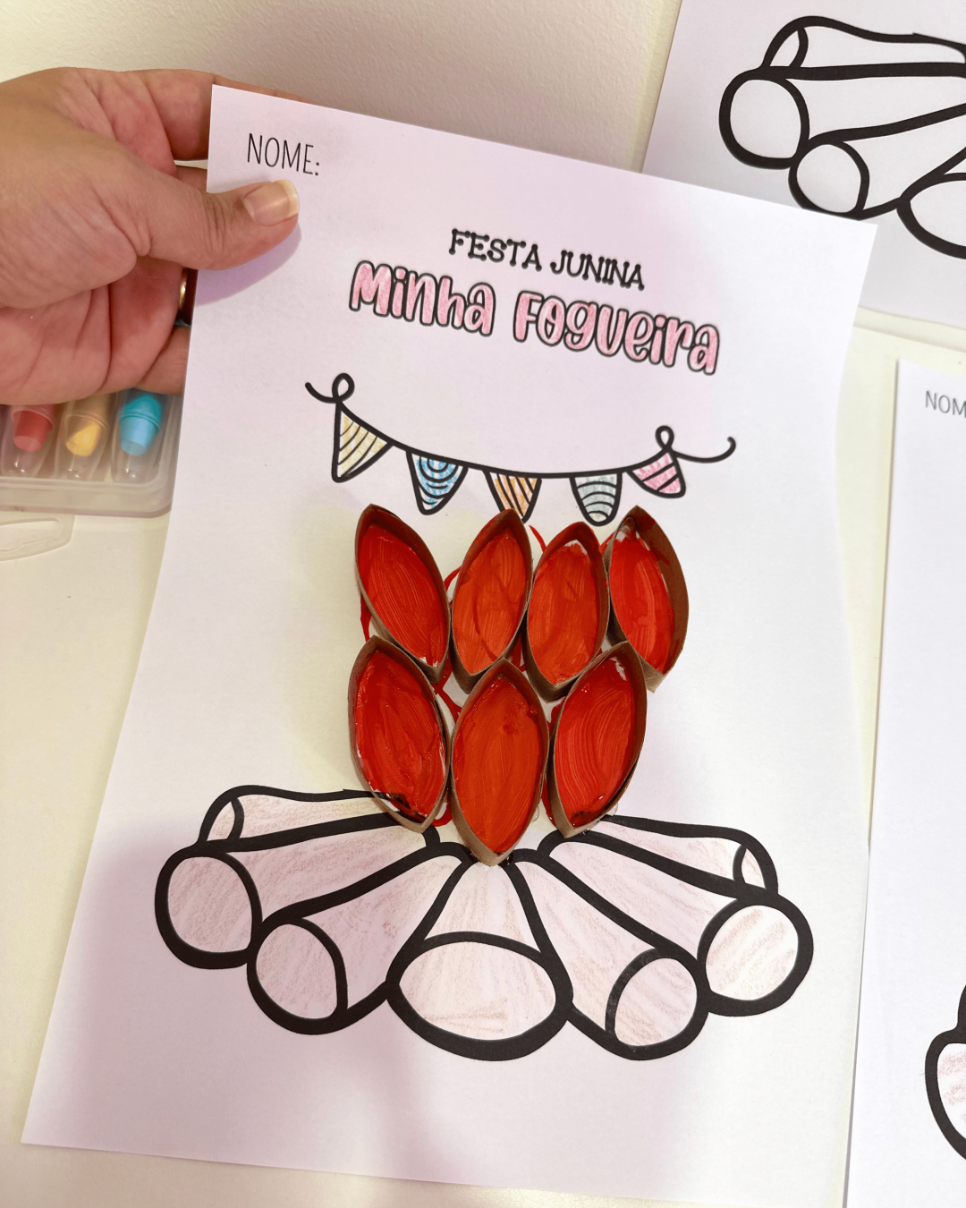 Atividade Fogueira - Festa Junina