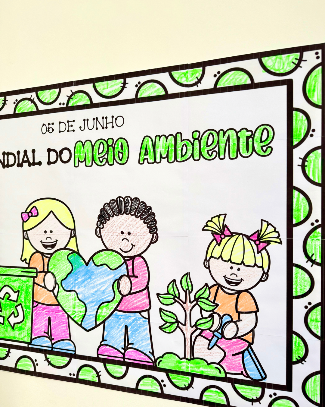 Cartaz Para Colorir - Dia Mundial do Meio Ambiente - Image 2