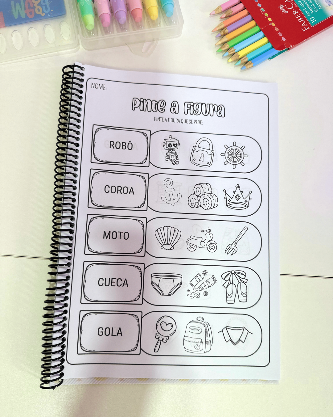 Apostila Pinte a Figura - Sílabas Simples - Imagem 8