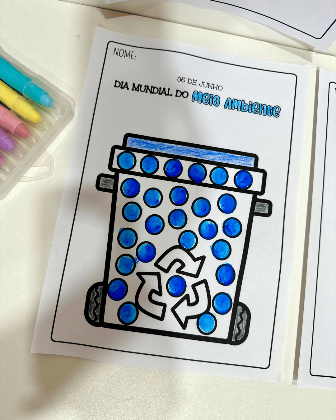 Pintura Sensorial Meio Ambiente - Imagem 8