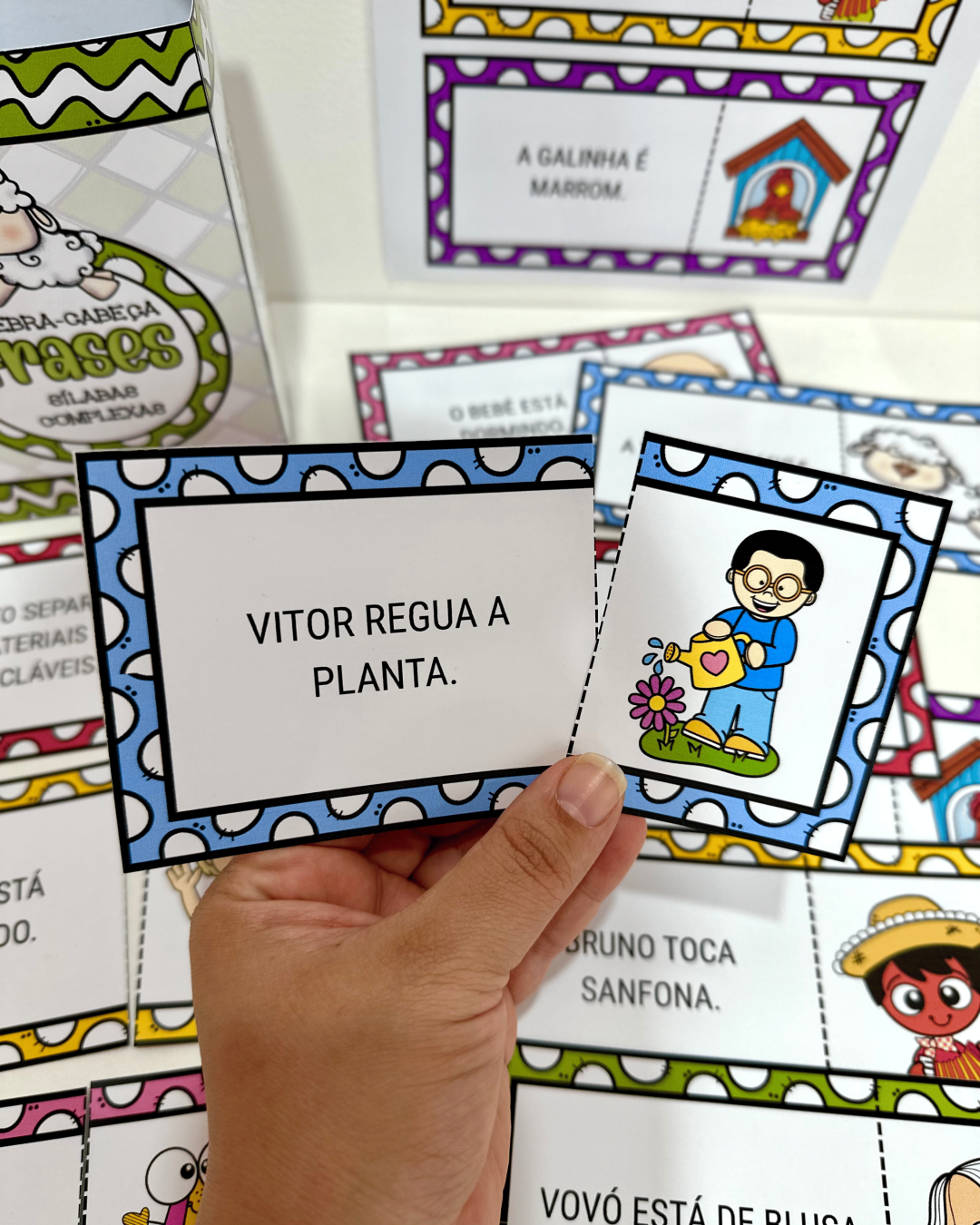 Quebra-Cabeça Frases - Sílabas Complexas - Image 11